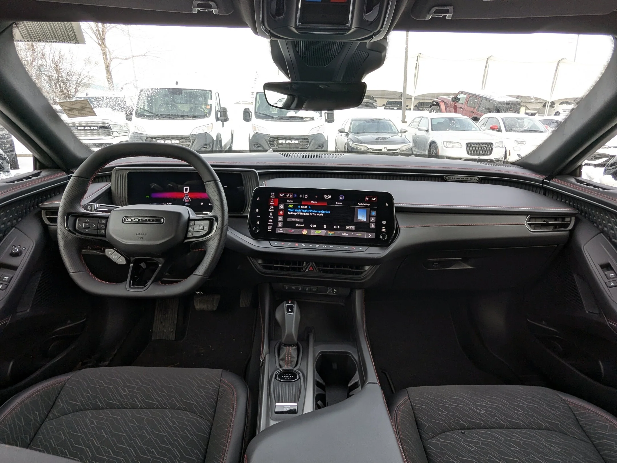 New 2026 White Dodge Scat Pack - - Blacktop Pkg - Two-Tone Black Roof - 20 Black Wheels - Adaptive Cruise & More! image 25