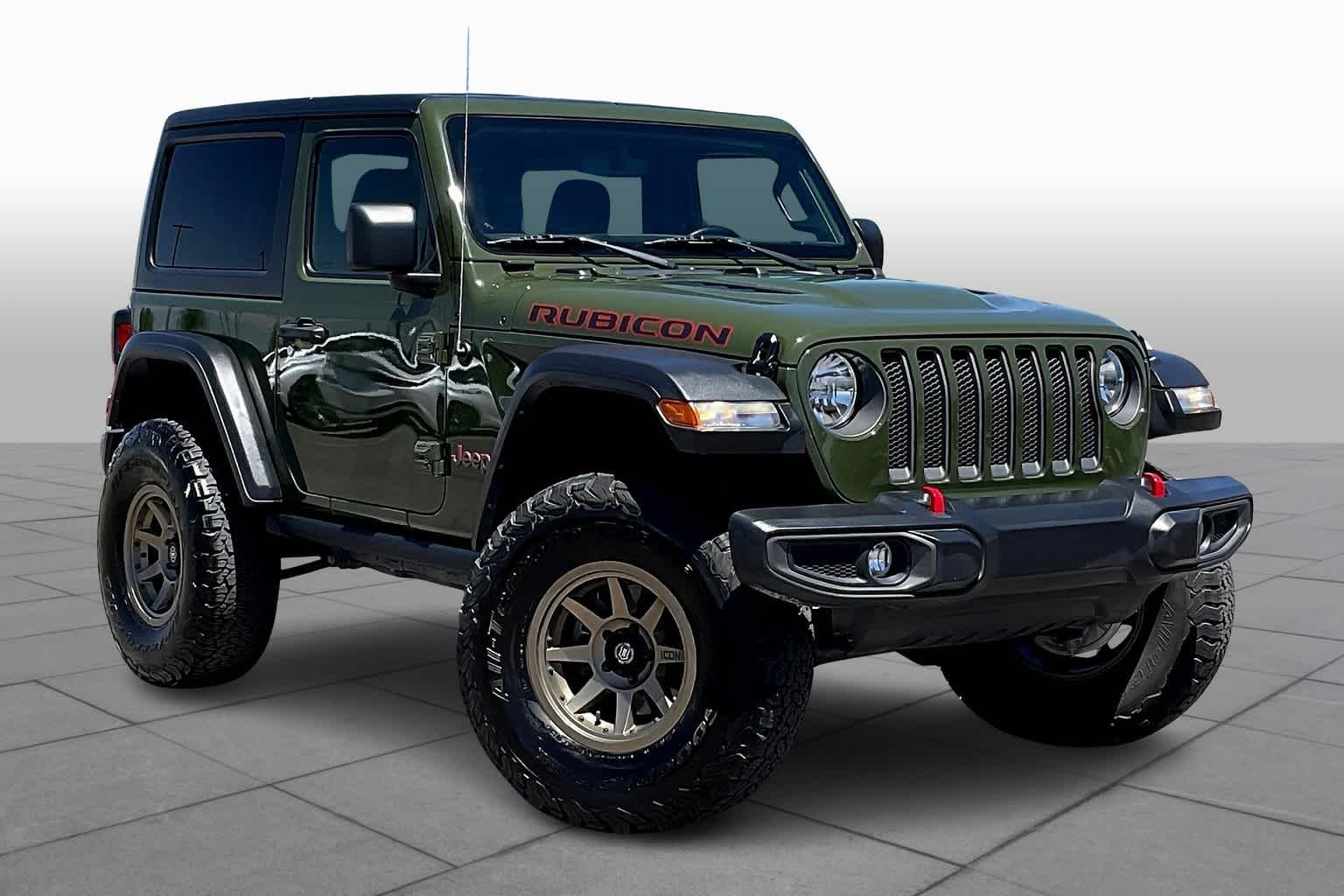 Used 2022 Sarge Green Clearcoat Jeep Rubicon image 2