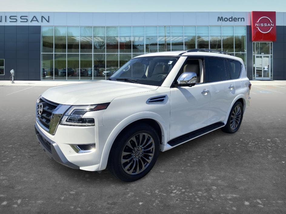 Certified Used 2023 Aspen White Tricoat Nissan Platinum image 1