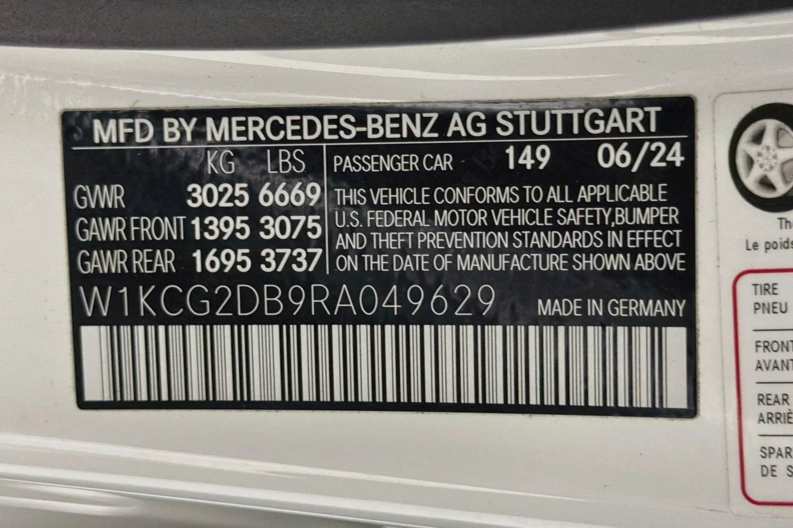 Certified Used 2024 Polar White Mercedes-Benz EQS 450+ image 27