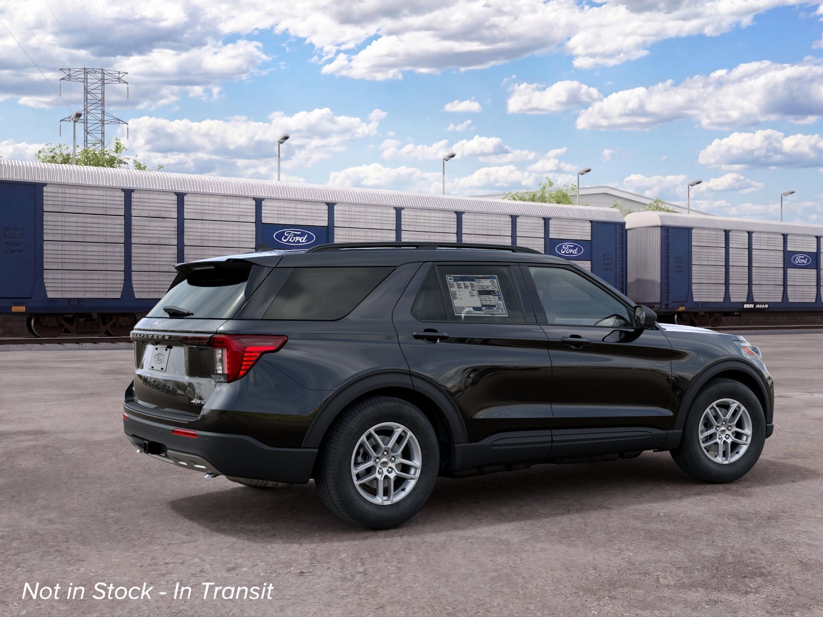New 2027 Agate Black Metallic Ford Active image 6