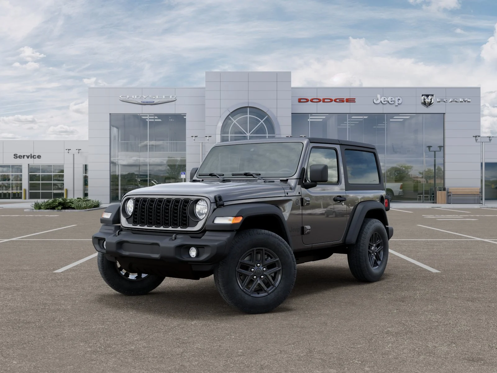 New 2026 Granite Crystal Metallic Clear-Coat Exterior Paint Jeep Sport image 28