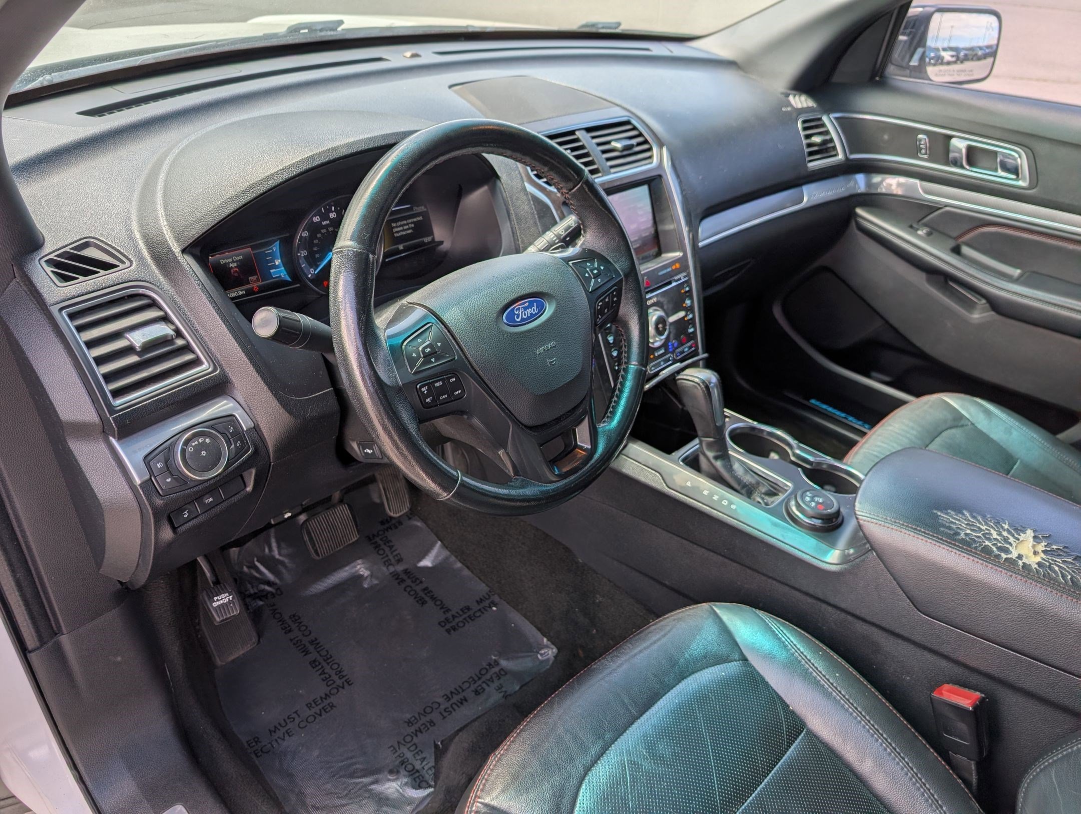 Used 2016 White Platinum Clearcoat Metallic Ford Sport image 14