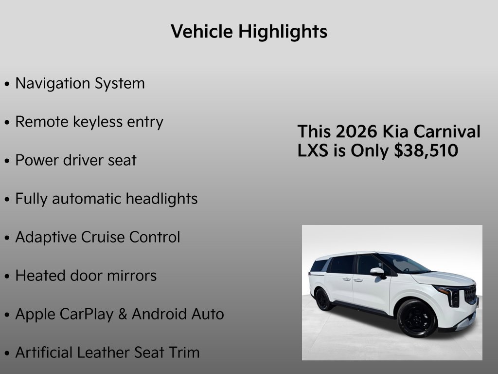 New 2026 Snow White Pearl Kia LXS image 32
