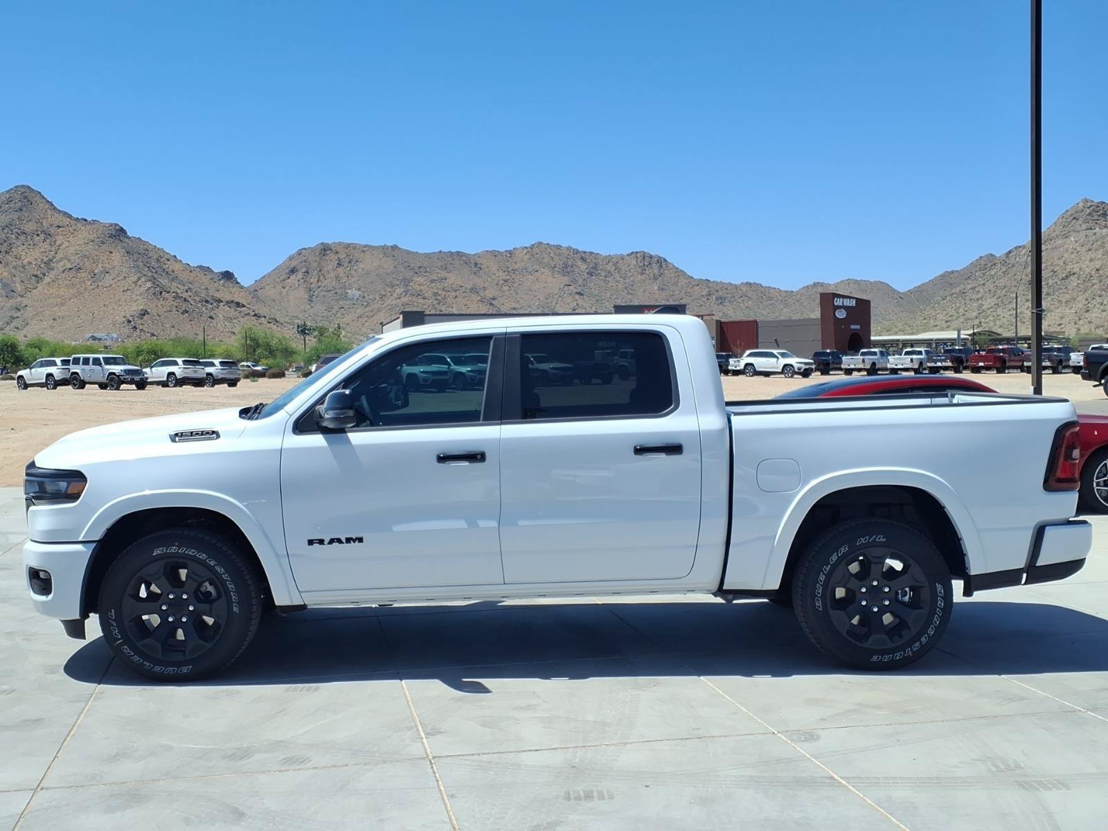 New 2026 Bright White Clear-Coat Exterior Paint RAM Big Horn image 3
