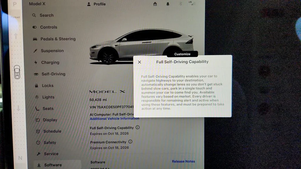 Used 2023 Pearl White Multi-Coat Tesla AWD image 15