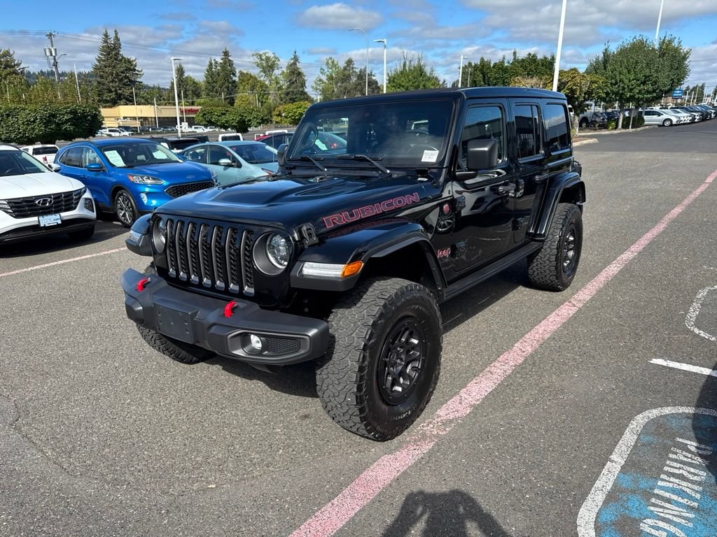 Used 2023 Black Clearcoat Jeep Rubicon image 2