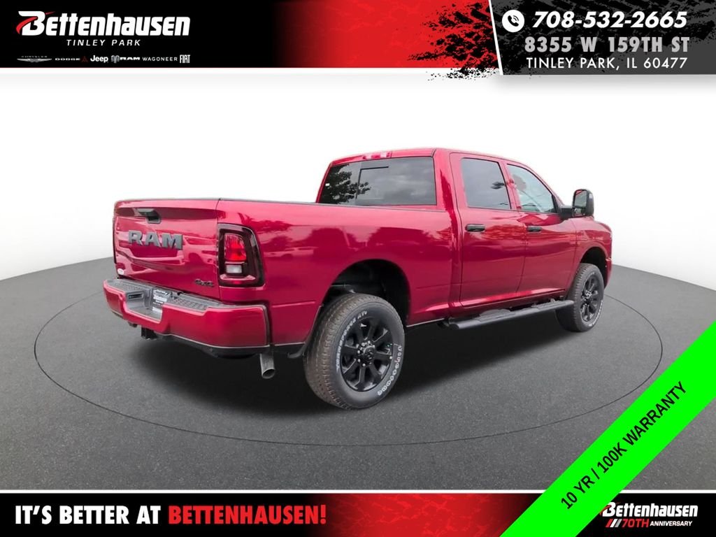 New 2026 Molten Red Pearl-Coat Exterior Paint RAM Black Express image 7
