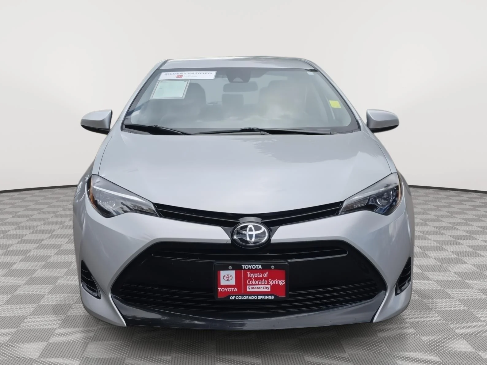 Certified Used 2017 Classic Silver Metallic Toyota LE image 2