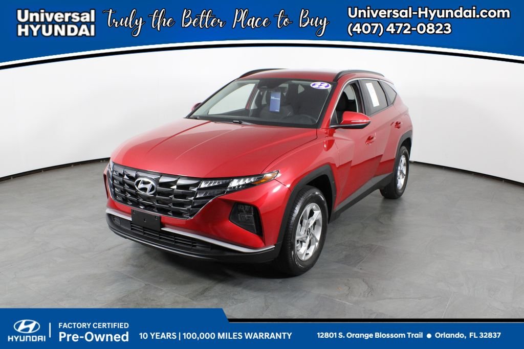 Certified Used 2022 Red Hyundai SEL image 1