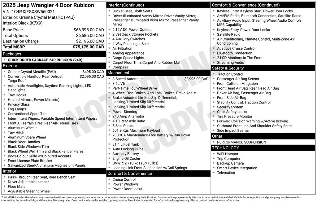Used 2025 Gray Jeep Rubicon image 42