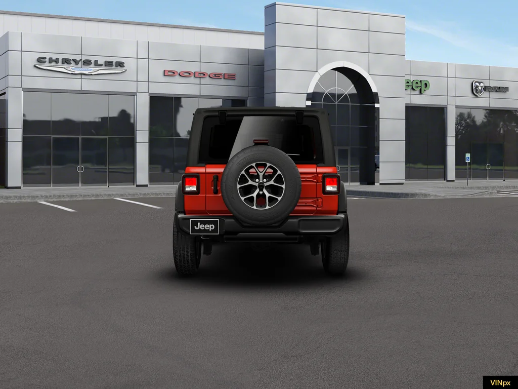 New 2026 Firecracker Red Clear-Coat Exterior Paint Jeep Sport S image 5
