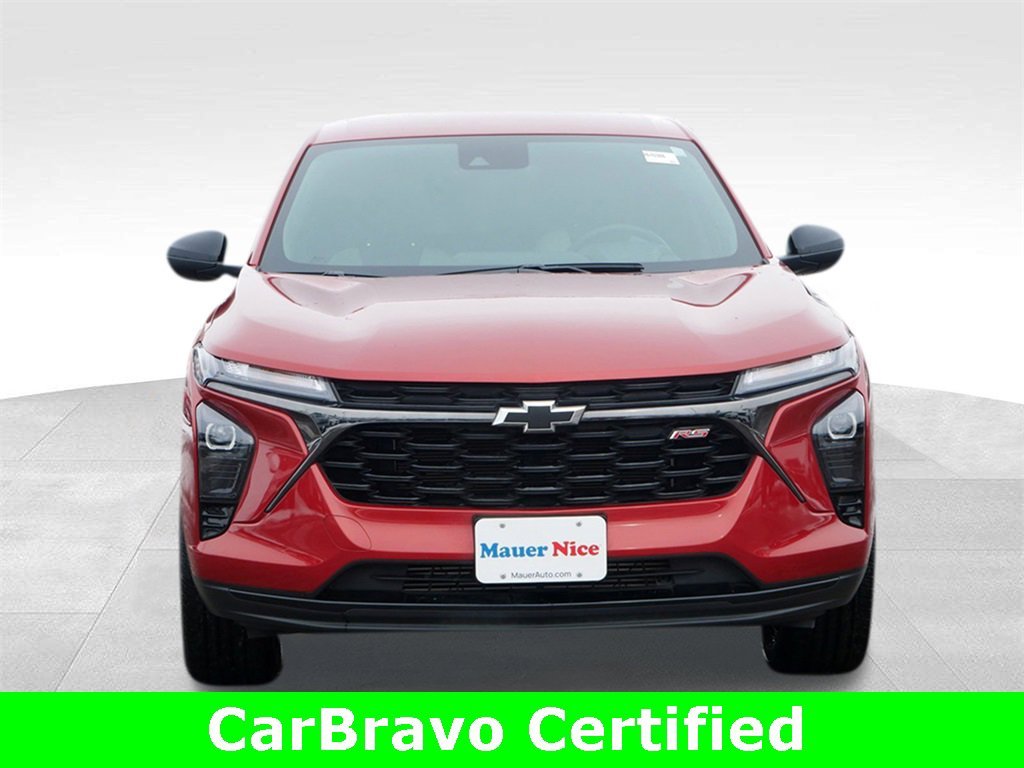 Certified 2024 Chevrolet Trax RS with VIN KL77LGE2XRC122740 for sale in Inver Grove Heights, Minnesota