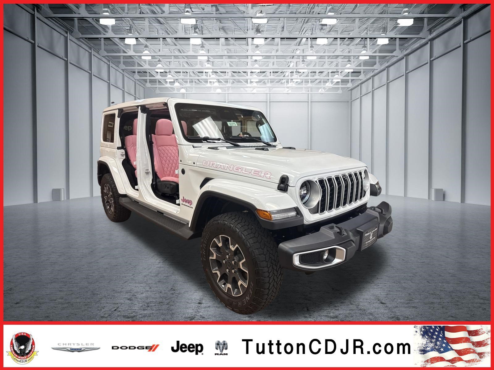 New 2026 Bright White Clearcoat Jeep Sahara image 1