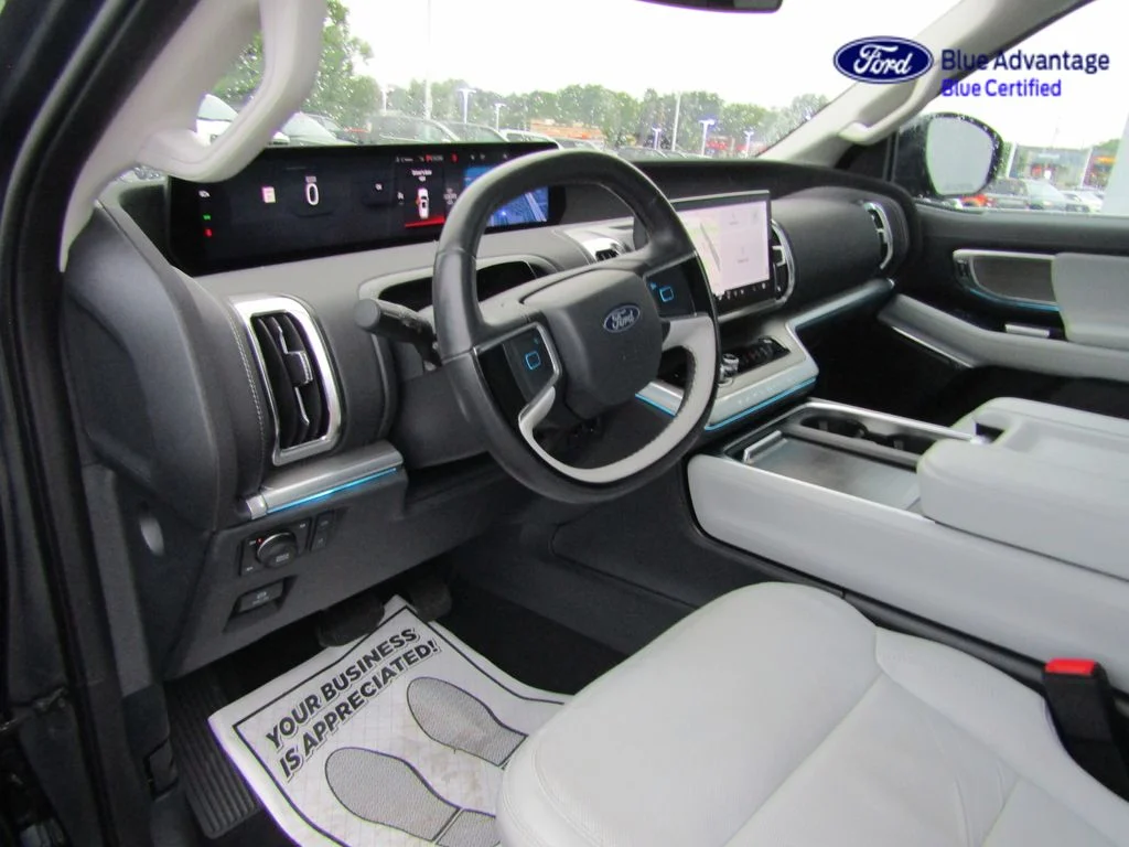 Certified Used 2025 Stone Blue Metallic Ford Platinum image 17