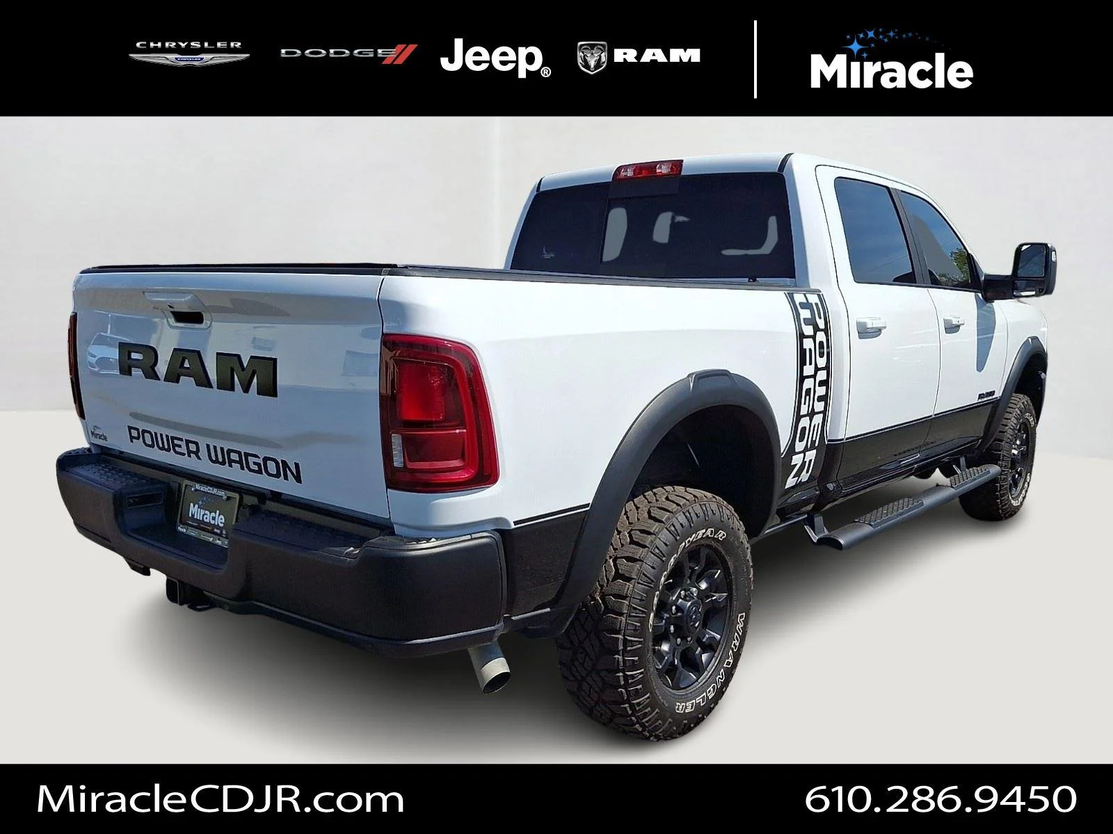 Used 2025 Bright White Clearcoat Ram Power Wagon image 6