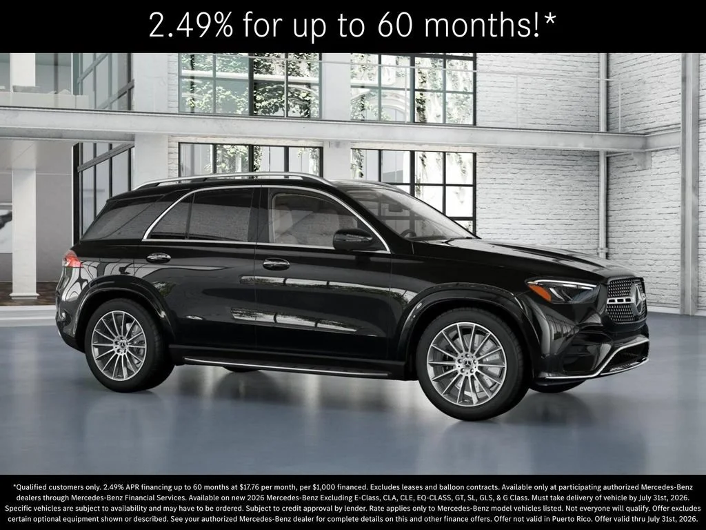 New 2026 Obsidian Black Metallic Mercedes-Benz GLE 450 image 13