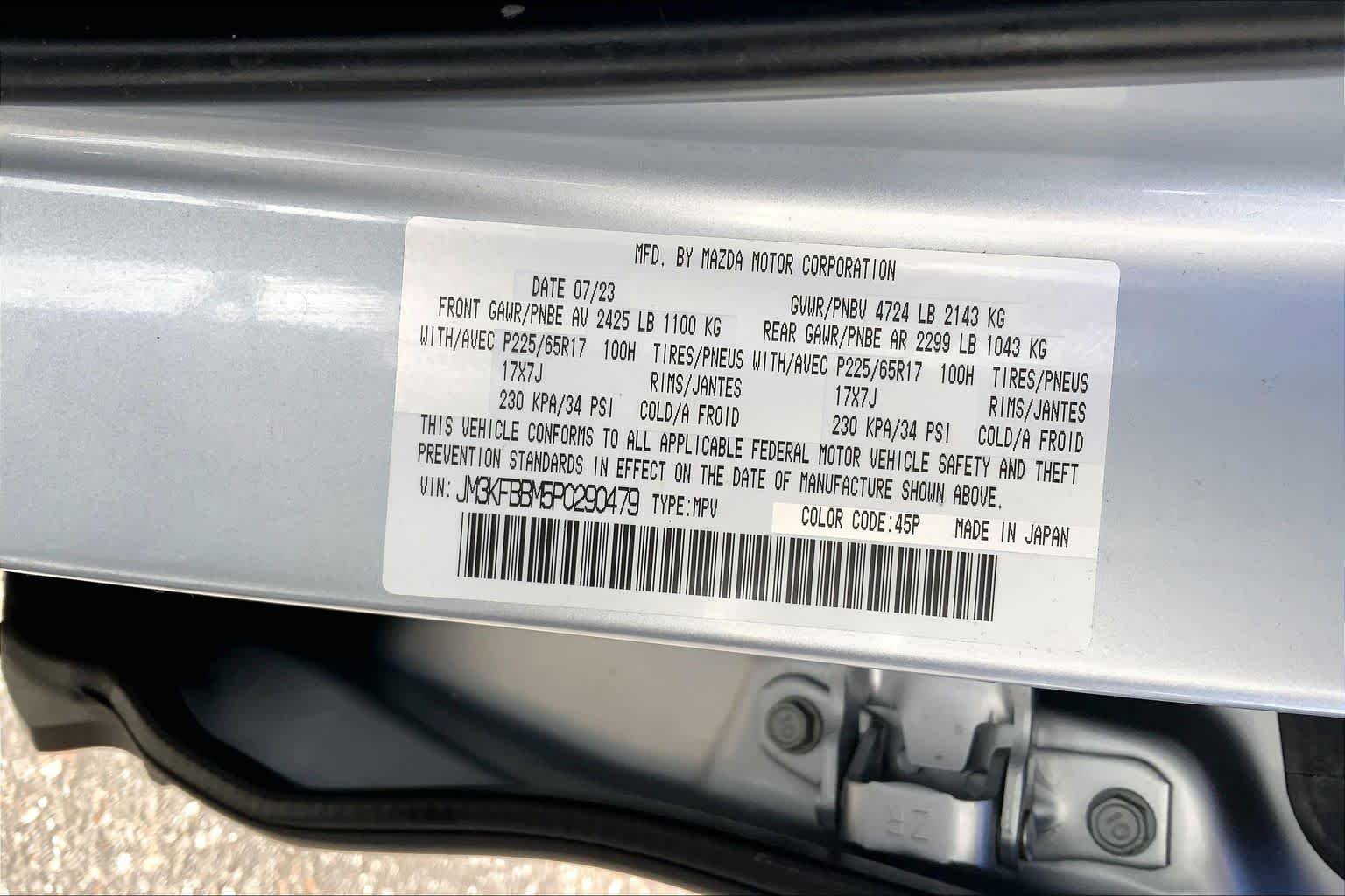 Certified Used 2023 Sonic Silver Metallic Mazda 2.5 S Select Package image 34