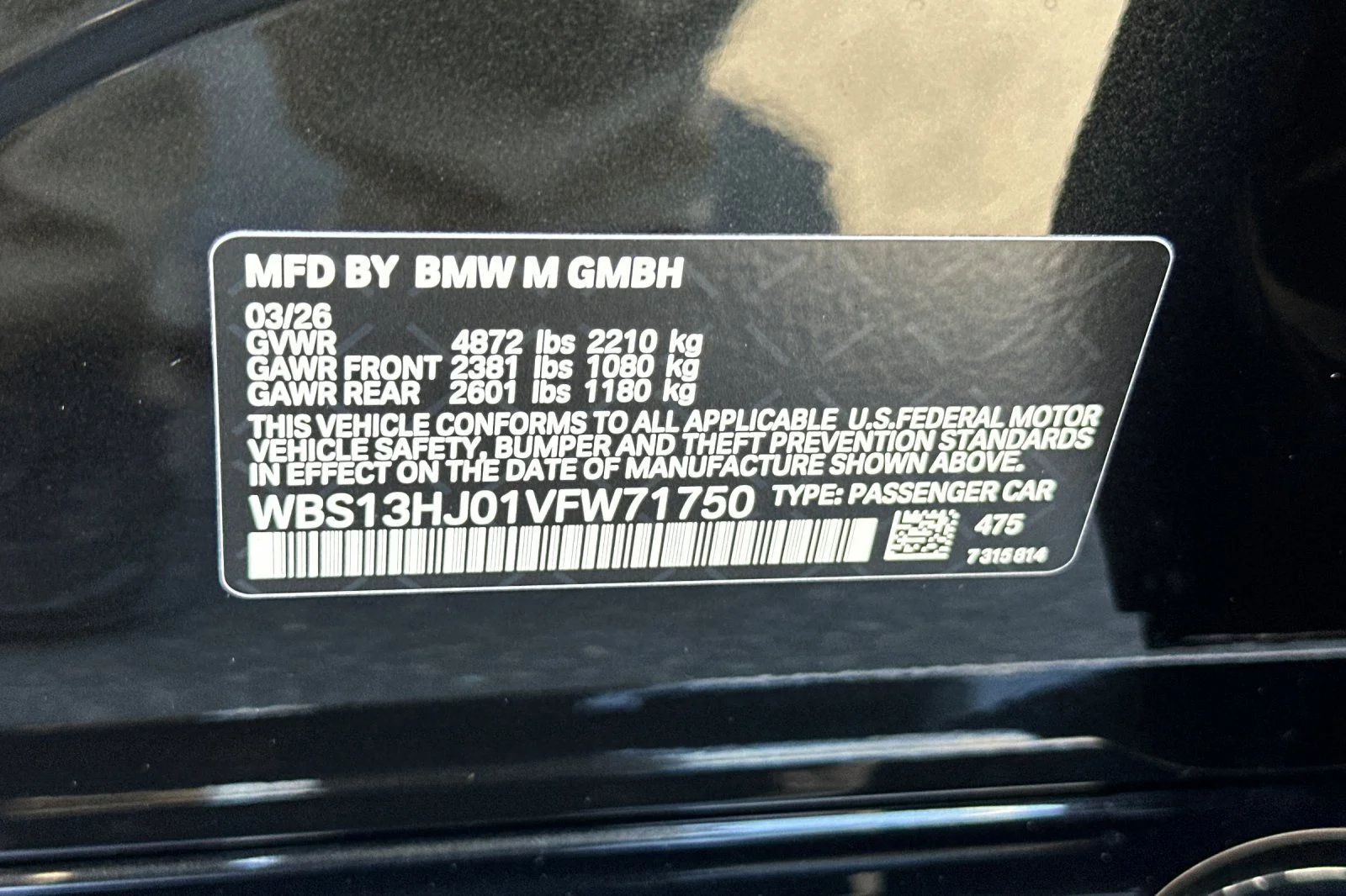 New 2027 Black Sapphire Metallic BMW Base image 22