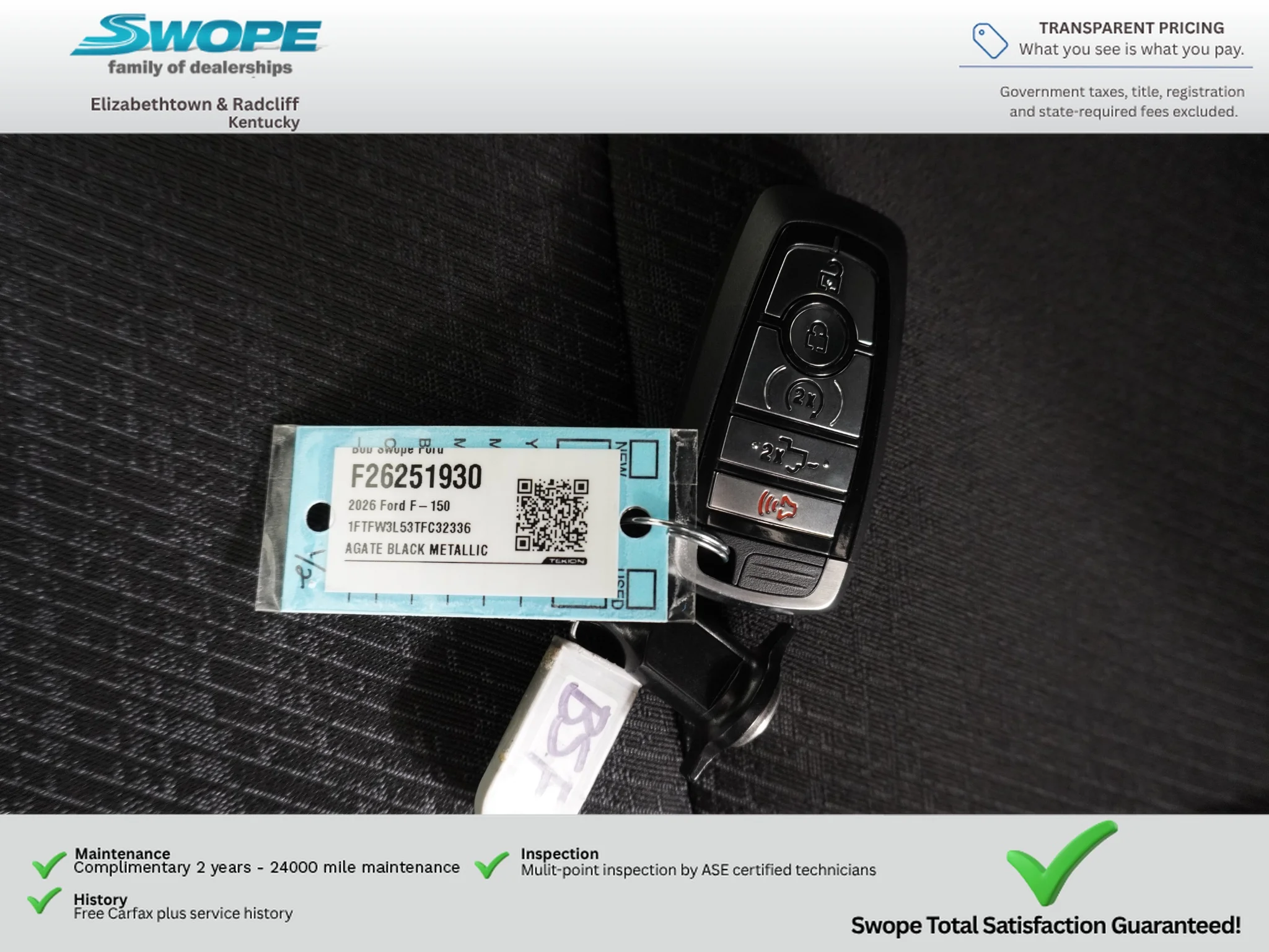 New 2026 AGATE BLACK METALLIC Ford XLT image 29