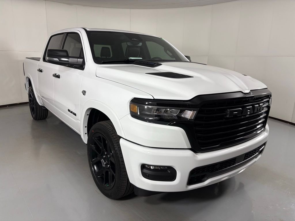 New 2026 Bright White Clear-Coat Exterior Paint RAM Laramie image 2