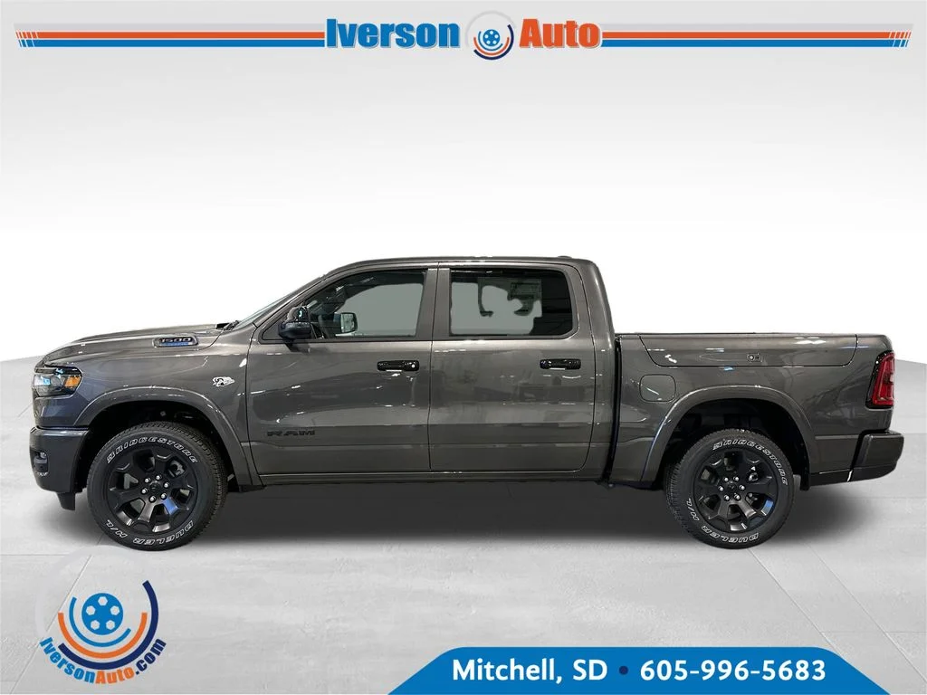 New 2026 Granite Crystal Metallic Clear-Coat Exterior Paint RAM Big Horn/Lone Star image 4
