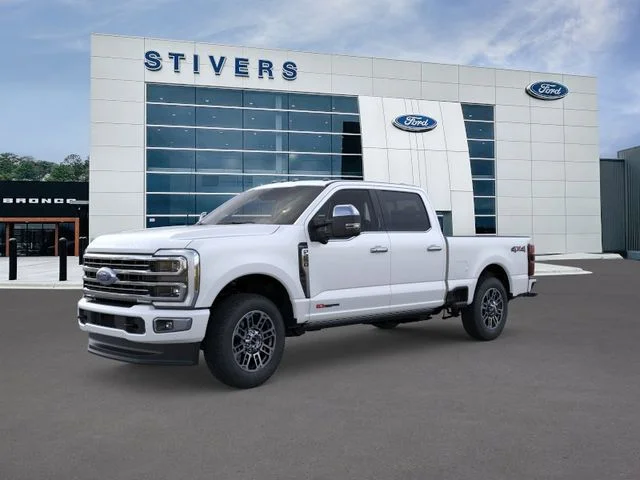 New 2026 Star White Metallic Tri-Coat Ford F-250® Platinum® image 2
