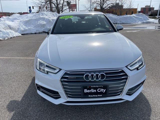 Used 2018 Audi A4 Premium Plus with VIN WAUENAF43JN020235 for sale in South Portland, ME
