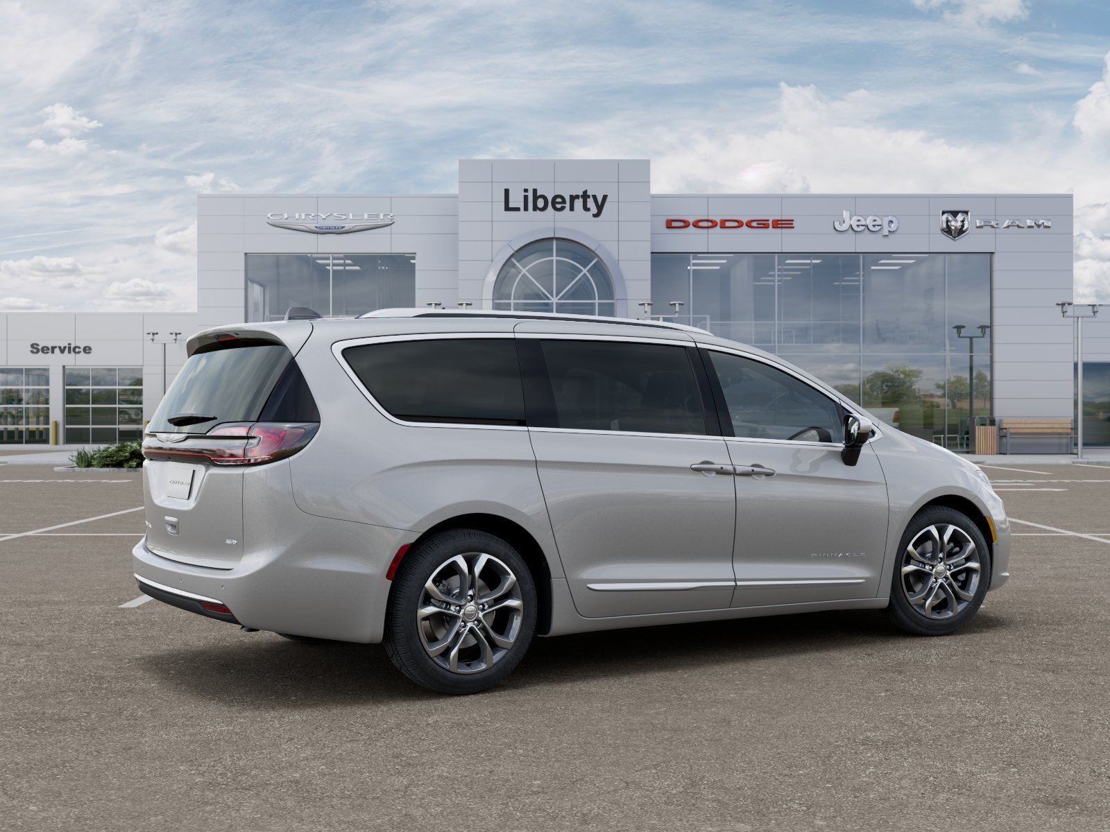New 2026 Silver Mist Clear-Coat Exterior Paint Chrysler Pinnacle image 34