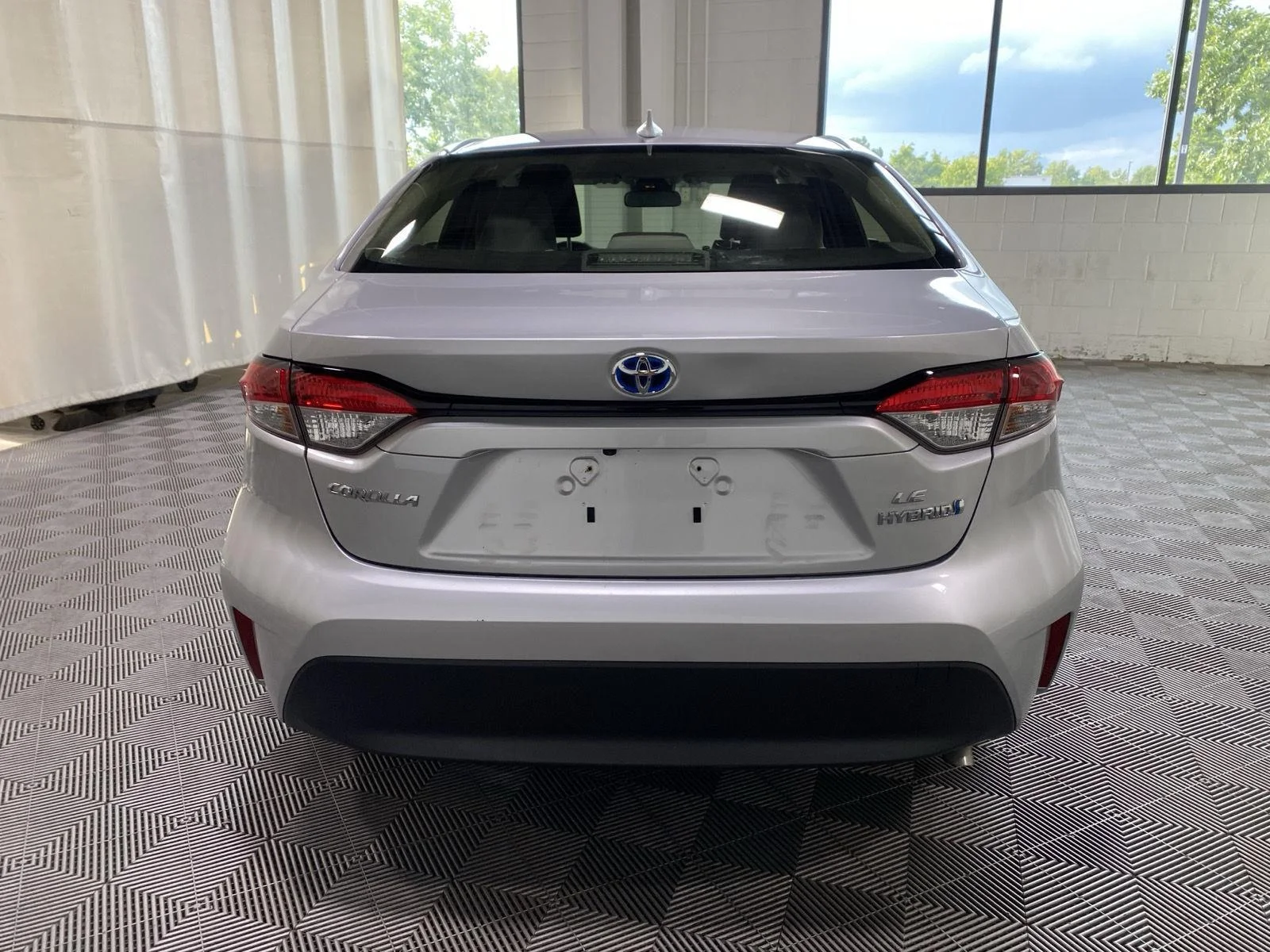 Used 2024 Classic Silver Metallic Toyota Hybrid LE image 6