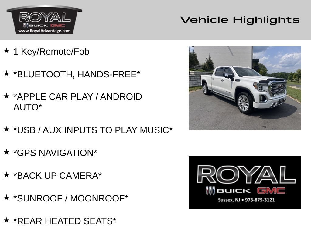 Used 2020 WHITE FROST TRICOAT GMC Denali image 4
