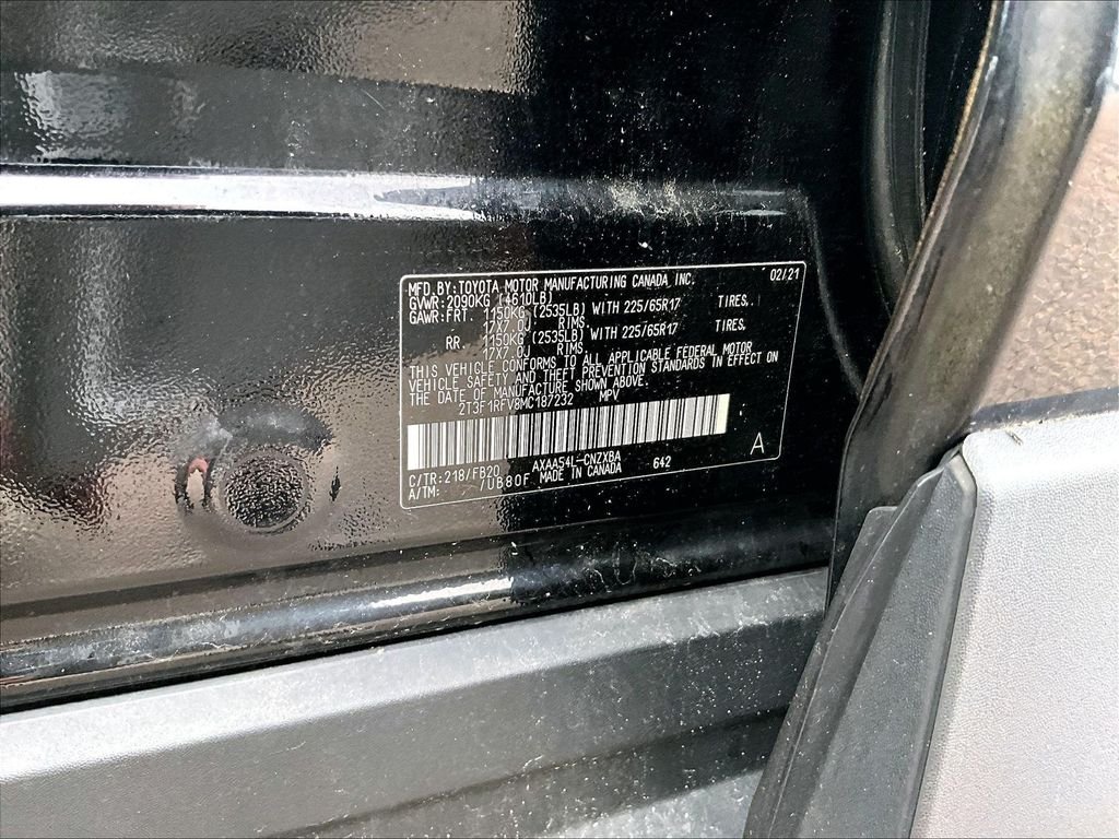 Used 2021 Black Toyota LE image 9