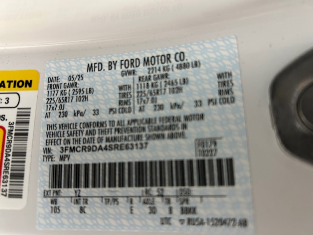 Used 2025 White Ford Badlands image 20