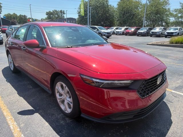 Certified Used 2025 Radiant Red Metallic Honda LX image 2