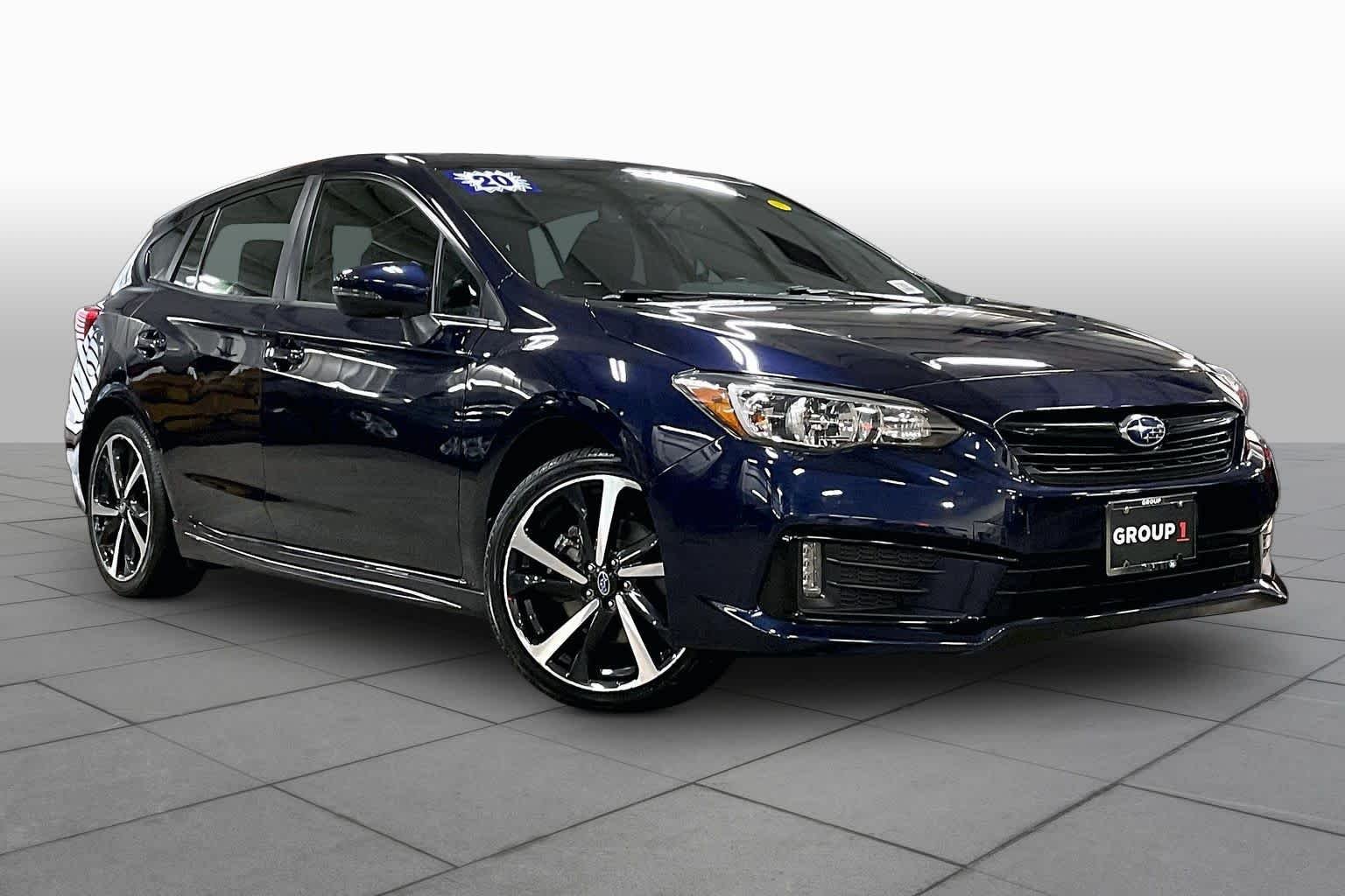 Used 2020 Dark Blue Pearl Subaru Sport image 3