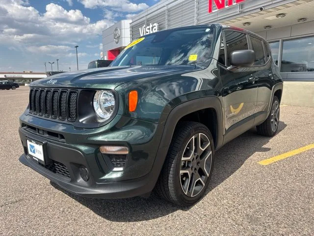 Used 2021 Technogreen Metallic Clearcoat Jeep Sport image 8