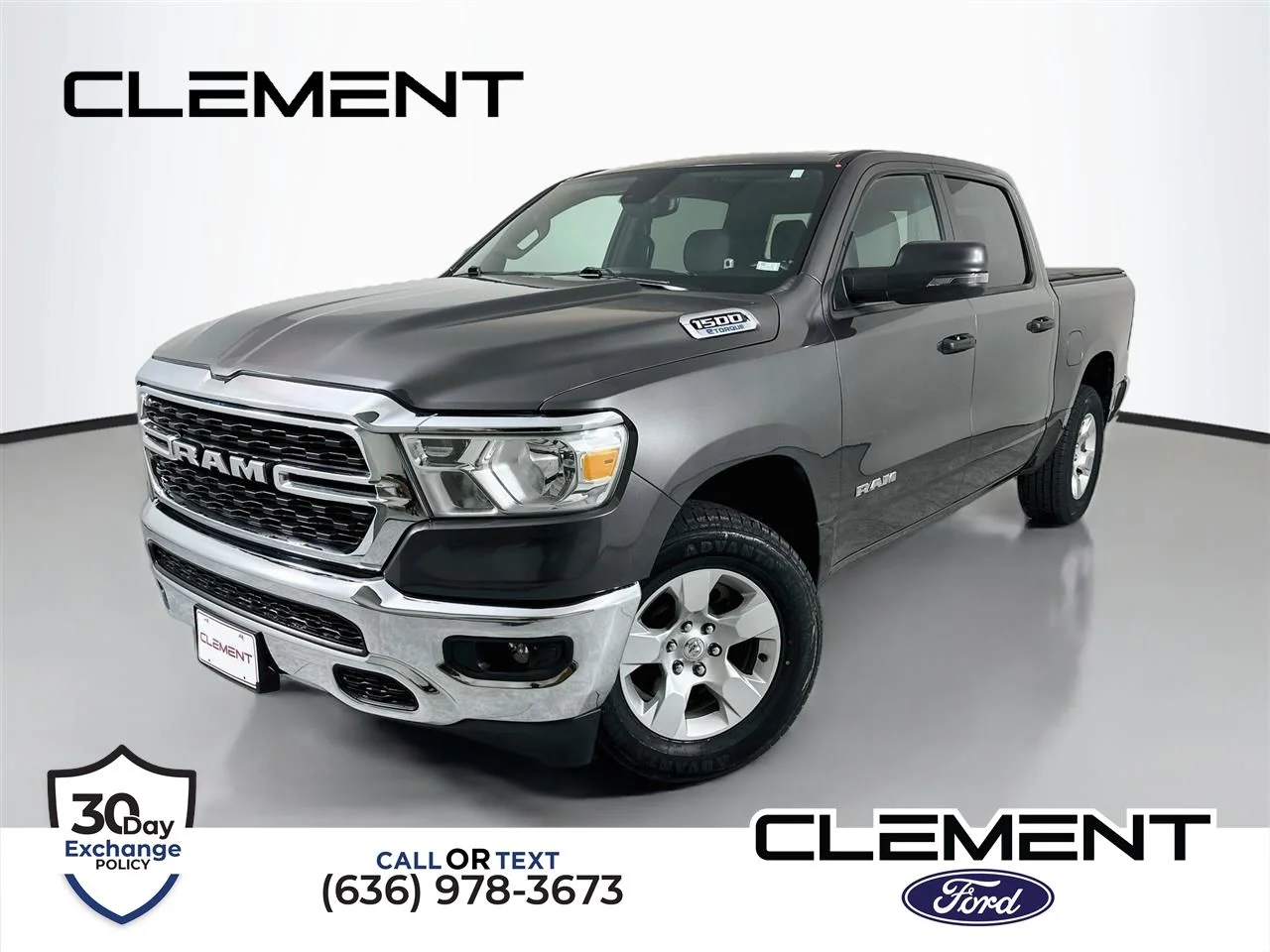 Certified Used 2023 Granite Crystal Clearcoat Metallic Ram Big Horn/Lone Star image 1
