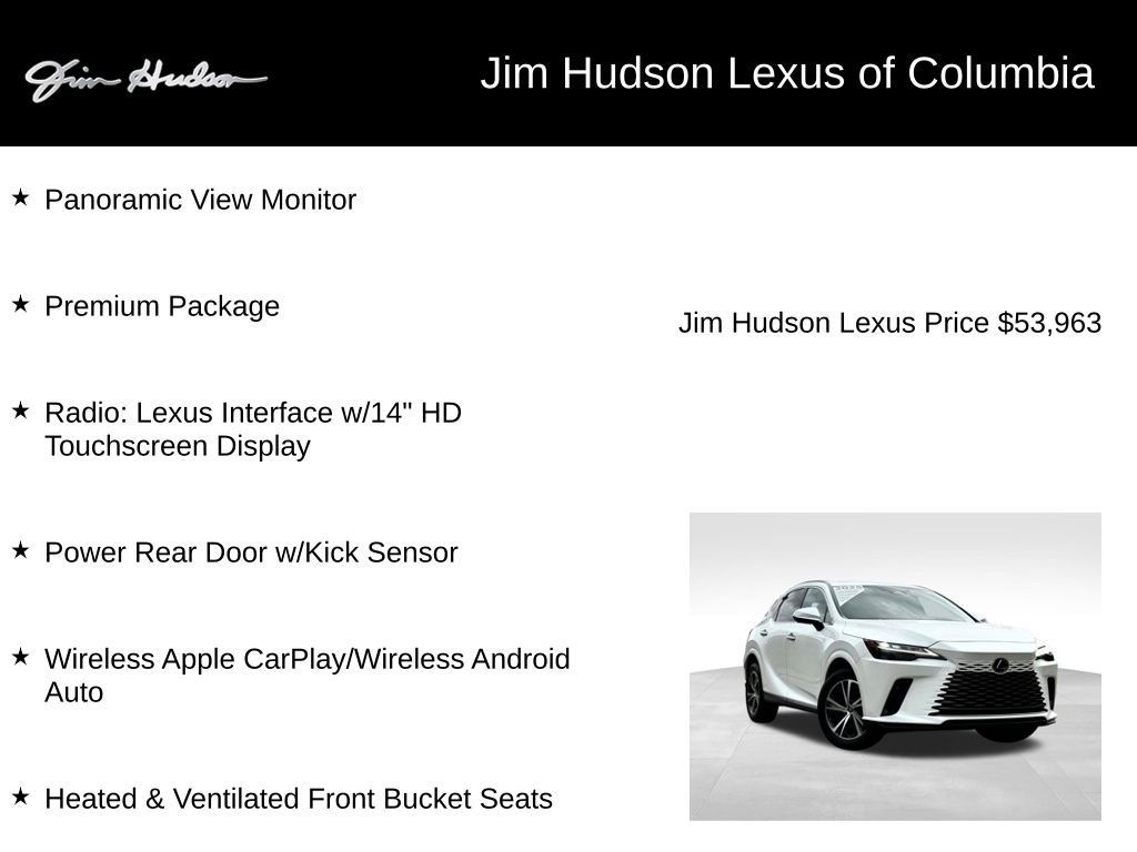 Certified Used 2025 White Lexus 350 Premium image 3