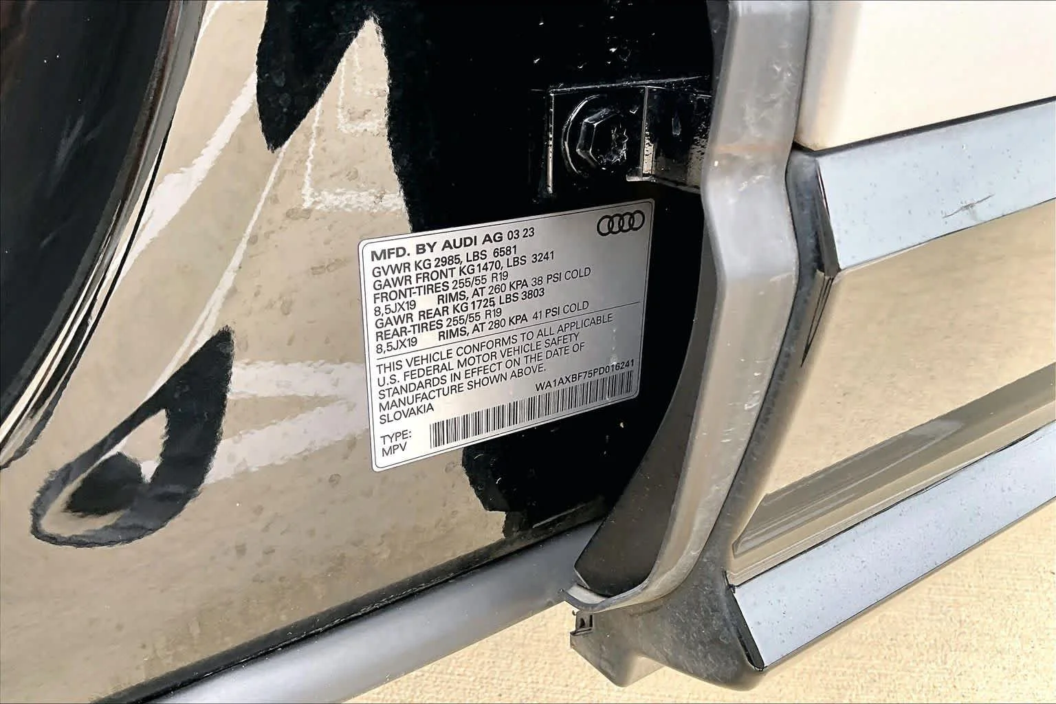 Used 2023 Mythos Black Metallic Audi Premium image 34