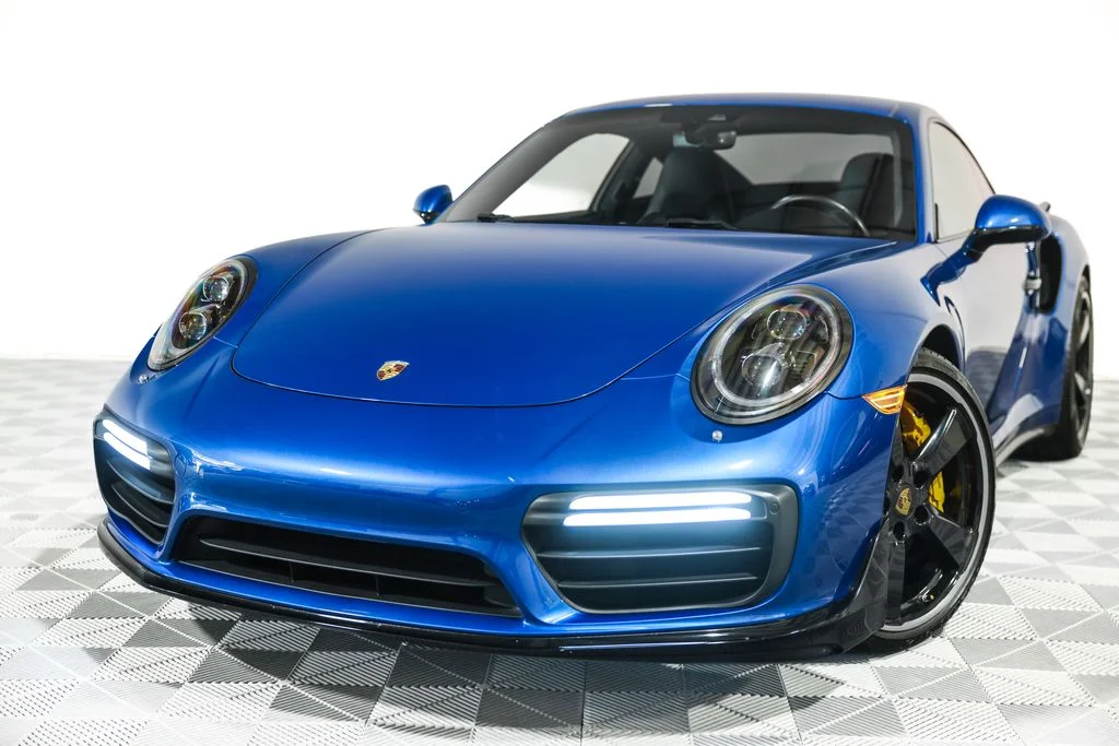 Used 2018 Blue Porsche Turbo S image 10