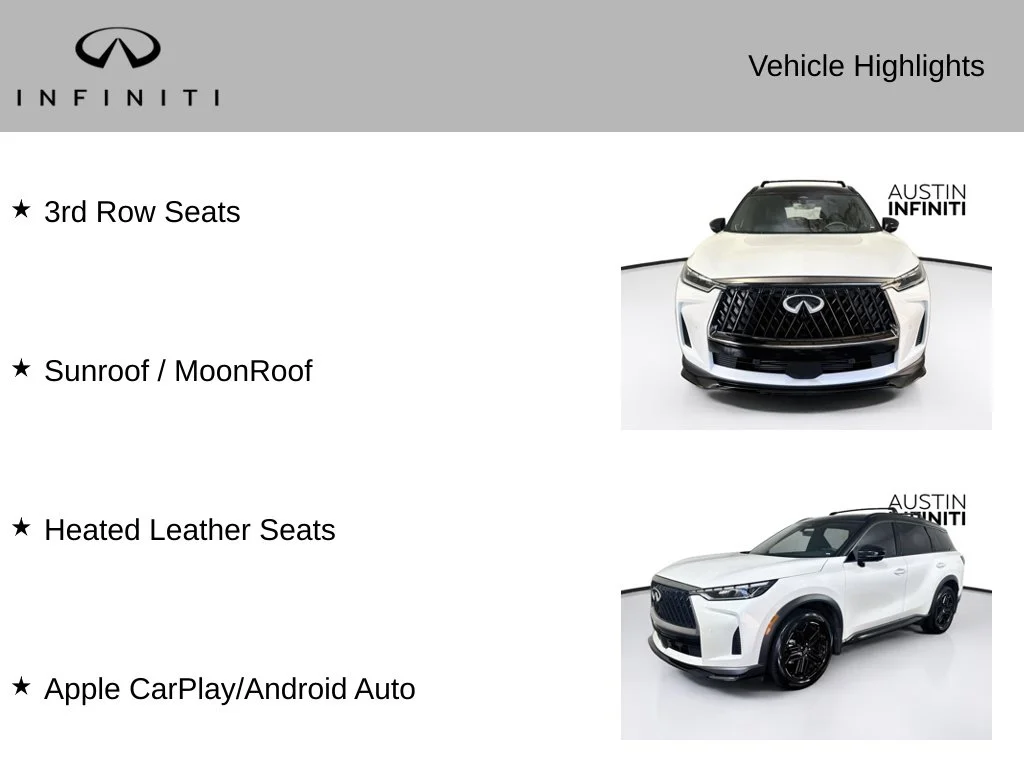 Certified Used 2027 Black INFINITI SPORT image 3