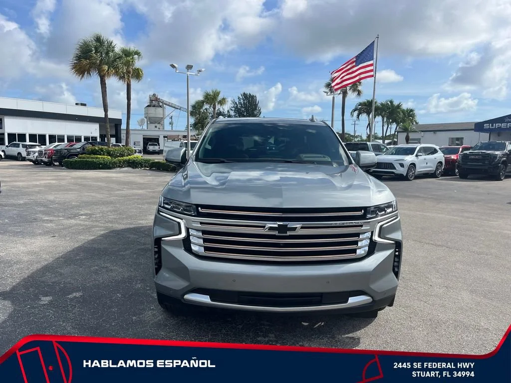 Used 2024 Sterling Gray Metallic Chevrolet High Country image 2