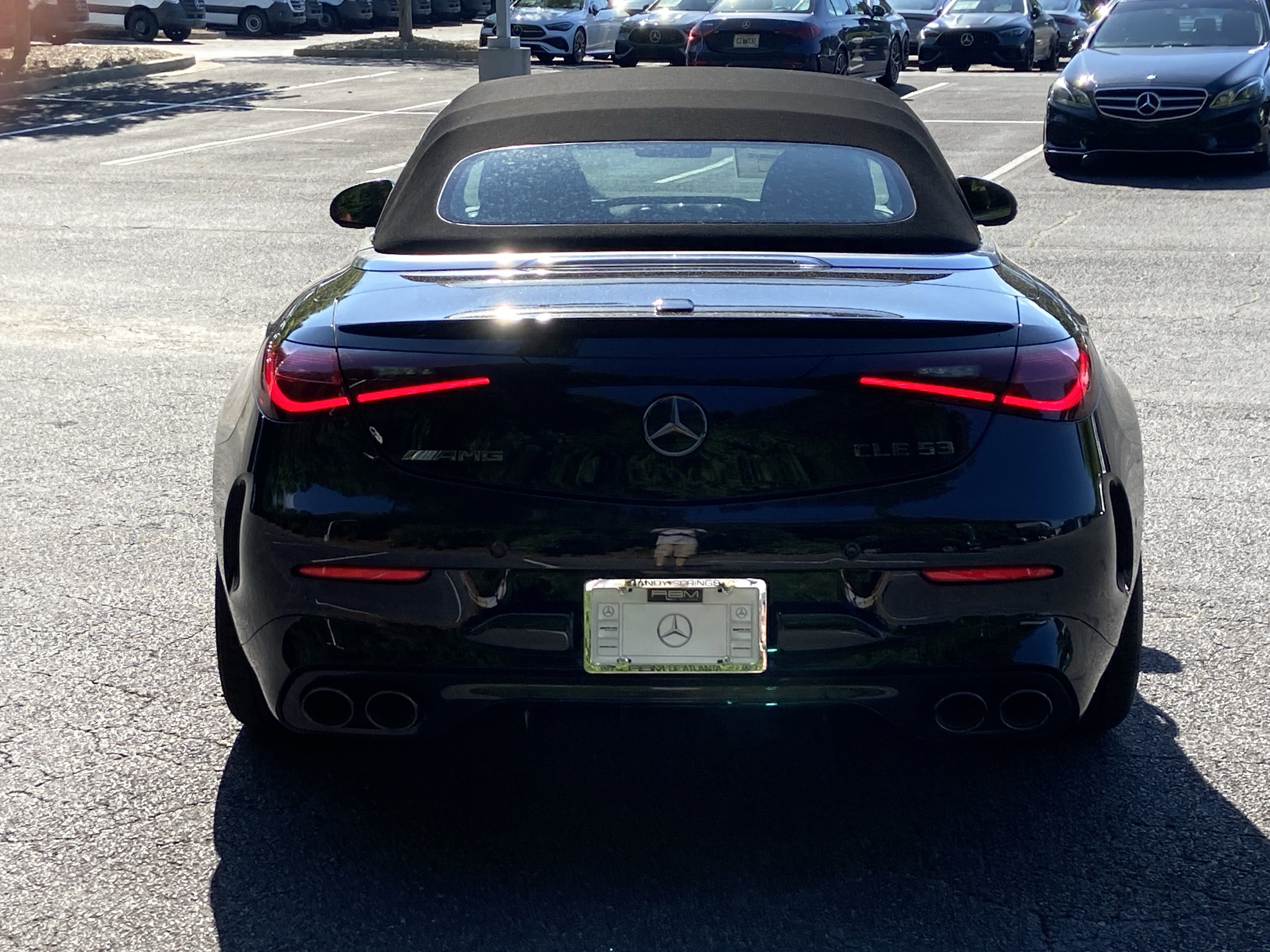 New 2026 Obsidian Black Metallic Mercedes-Benz AMG® CLE 53 4MATIC®+ Cabriolet image 12