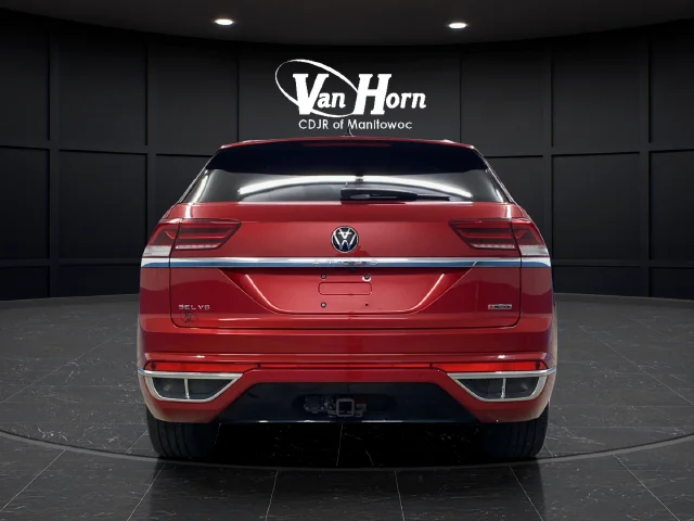 Used 2022 Aurora Red Metallic Volkswagen 3.6L V6 SEL R-Line image 6