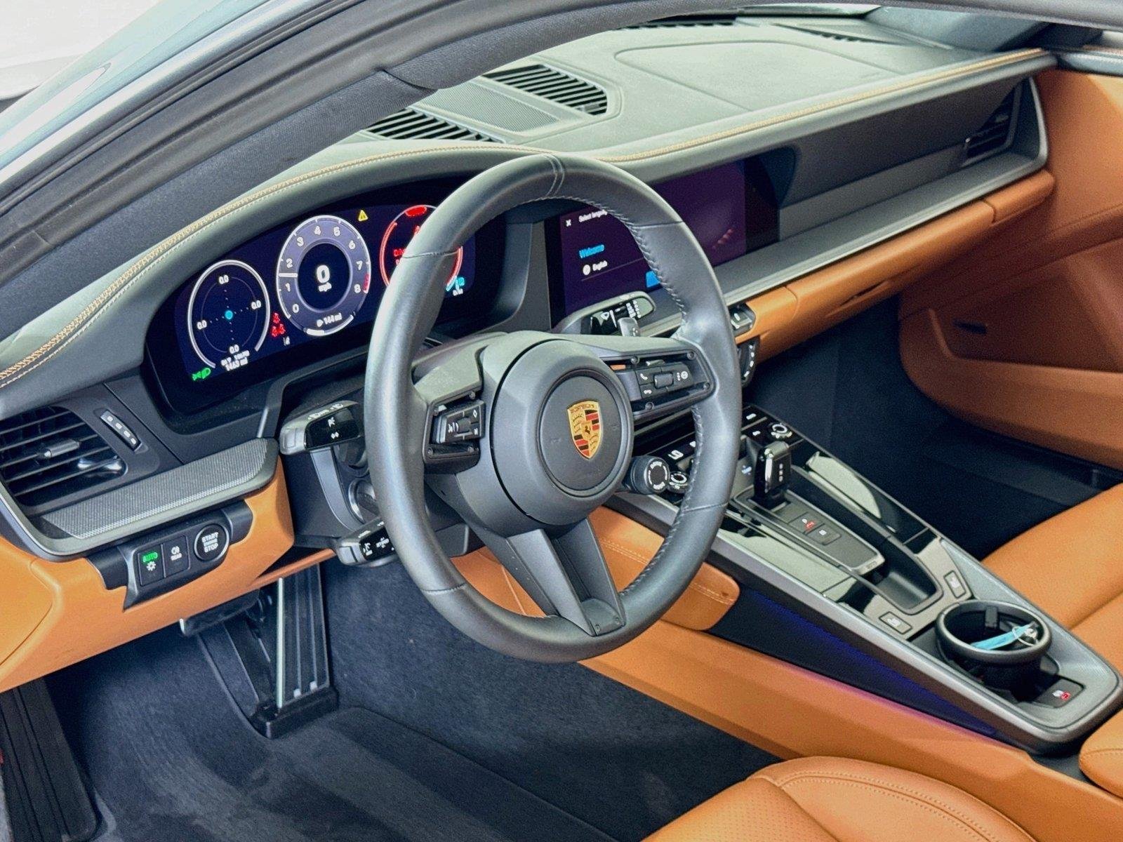Used 2025 Shade Green Metallic Porsche Carrera | Surround View | Sport Exhaust | BOSE | Classic Wheels image 15