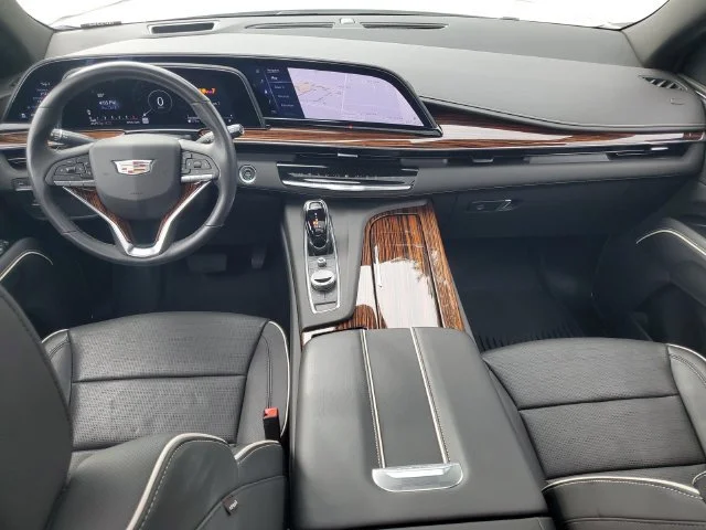 Used 2023 CRYSTAL WHITE TRICOAT Cadillac 4WD Premium Luxury image 33