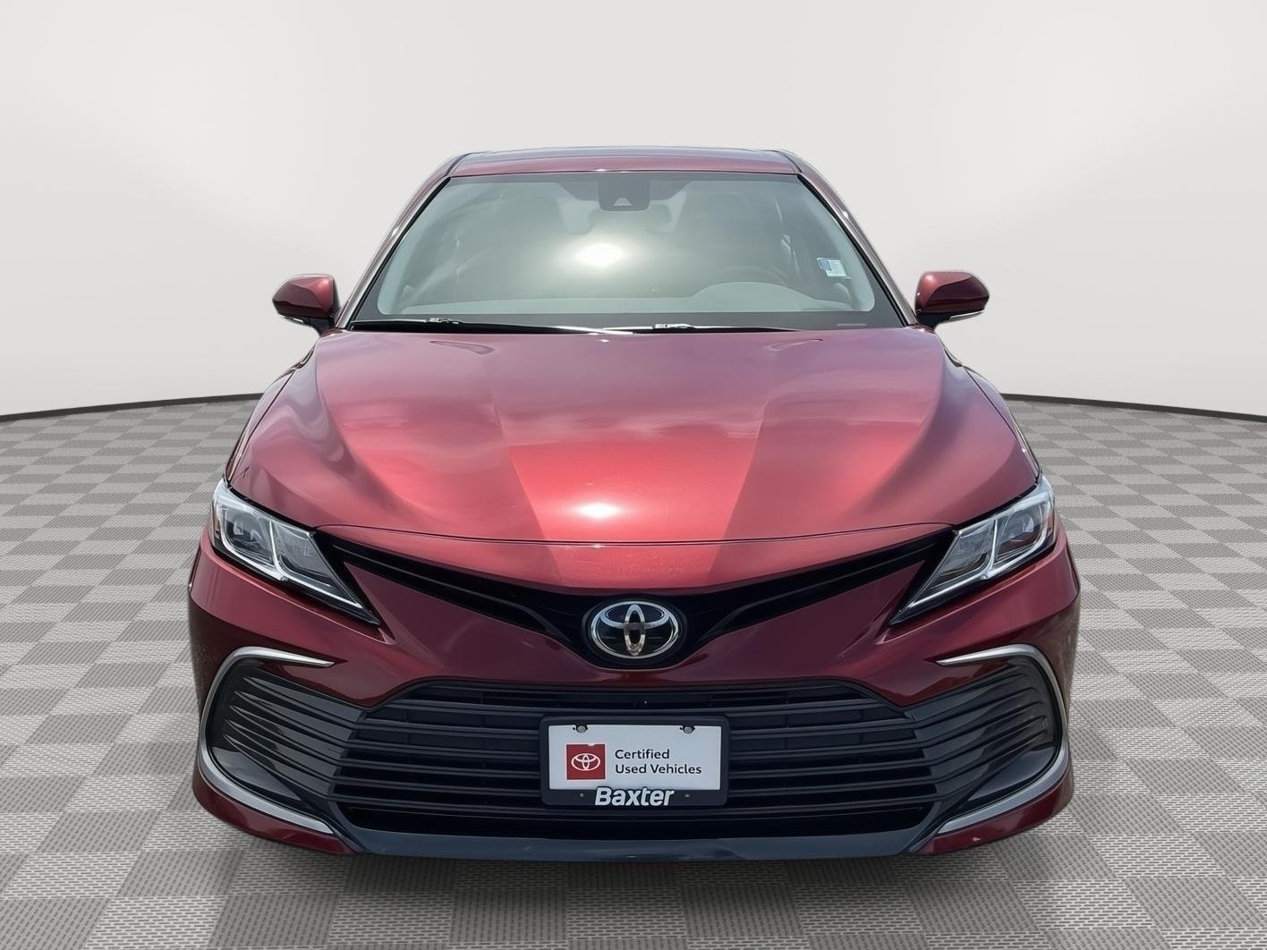 Certified Used 2021 Ruby Flare Pearl Toyota LE image 19
