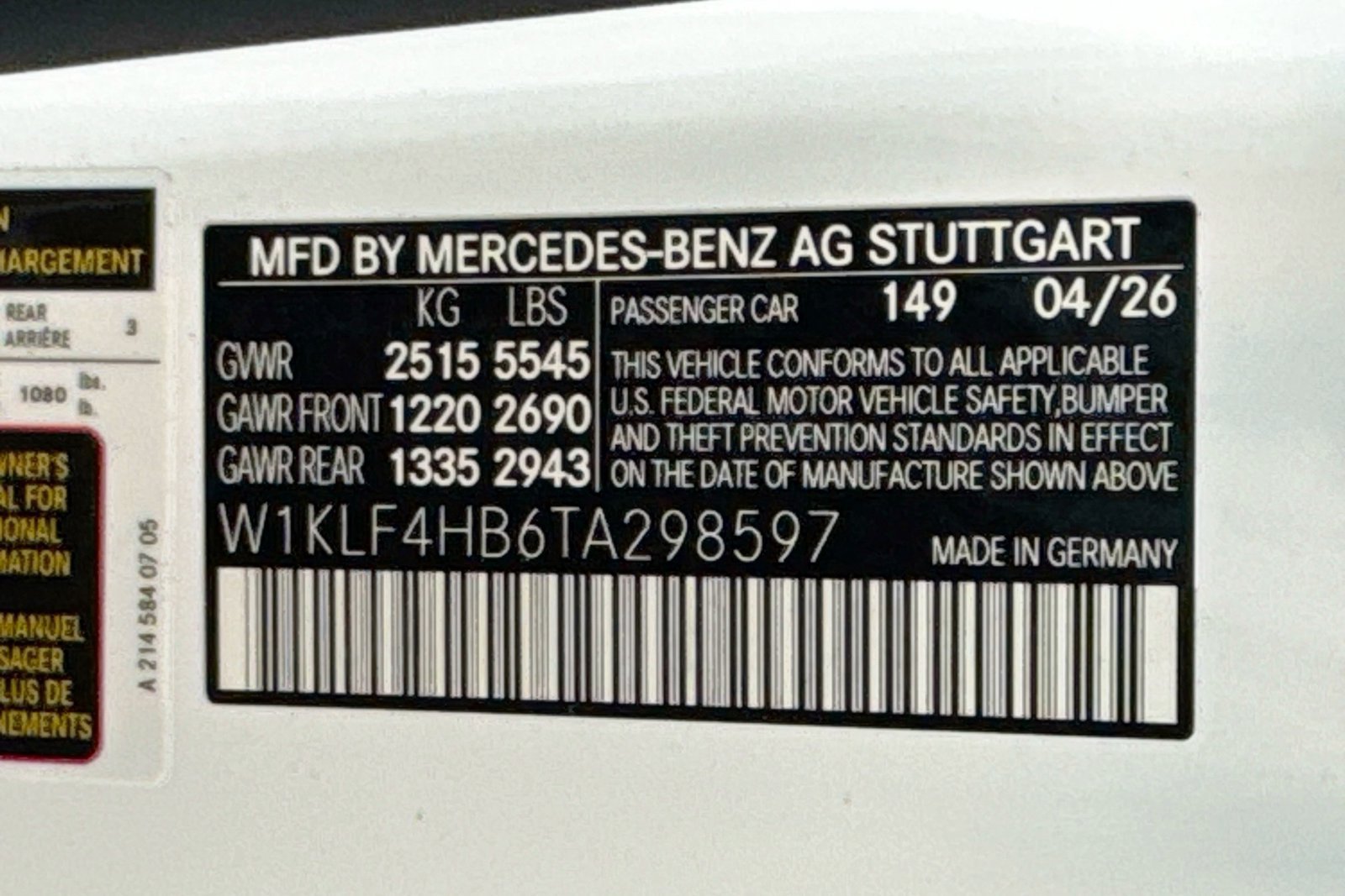 New 2026 Polar White Mercedes-Benz E 350 image 30