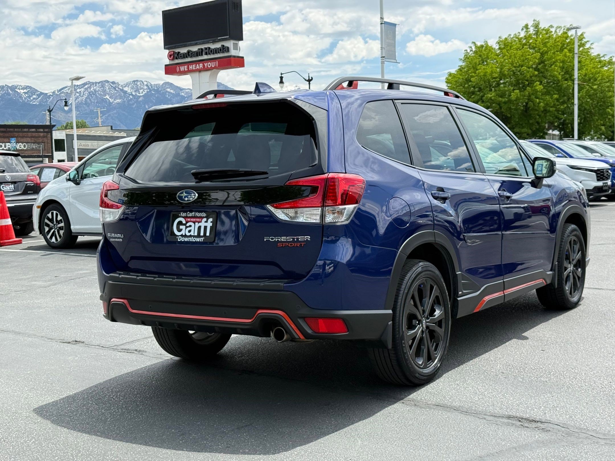 Used 2023 Sapphire Blue Pearl Subaru Sport image 3