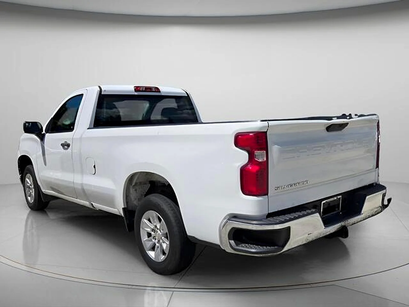 Used 2021 Summit White Chevrolet 2WD Regular Cab Long Bed WT image 7